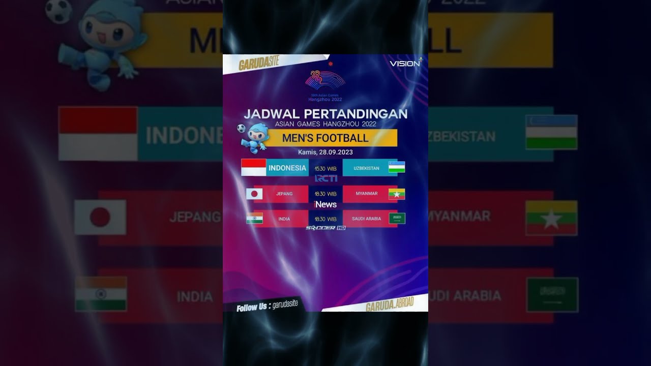 Jadwal 16 Besar Asian Games 2023