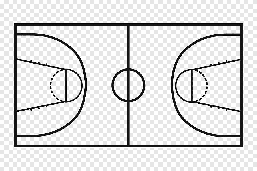 Gambar Lapangan Basket dan Ukuran